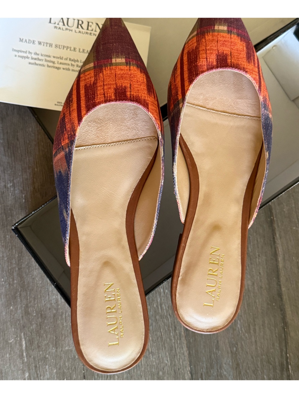 Ralph Lauren Londyn Mule Slide on Dress Shoe / Size 9.5 / New in box - Picture 2 of 5